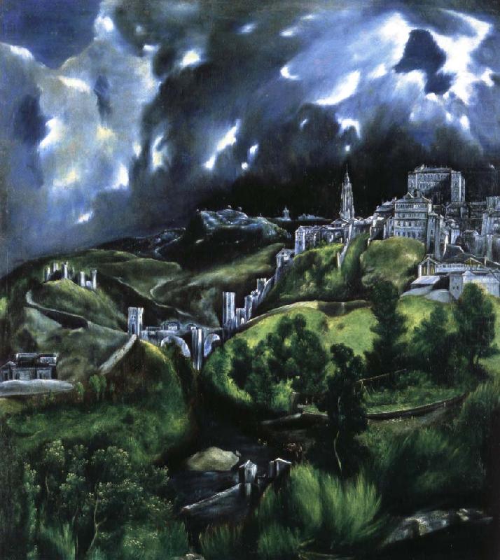 El Greco A View of Toledo china oil painting image